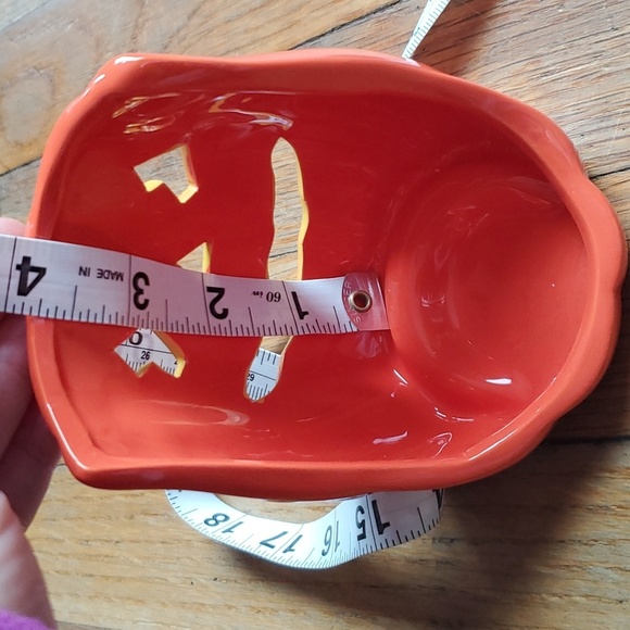 Ceramic pumpkin Halloween candle holder - Picture 7 of 7